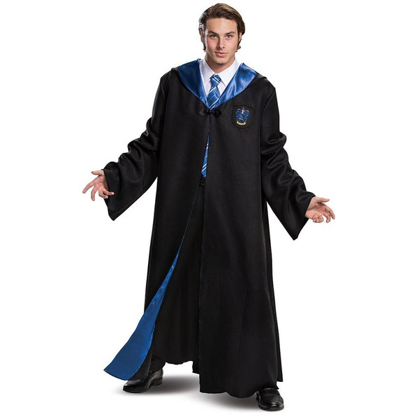 Disguise Kids/Adult Harry Potter Ravenclaw Deluxe Robe Halloween Costume Child XL (14-16) aka Adult X-Small