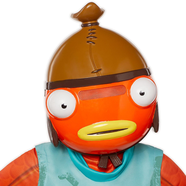 Fortnite Fishstick Costume Mask Adult Battle Royale Craggy Cliffs Coral Castle