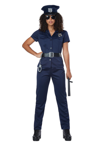California Costumes Police Woman Adult Costume Adult Size Small