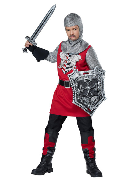 Brave Knight Kid's Costume California Costumes Medieval Boys Halloween Costume Large