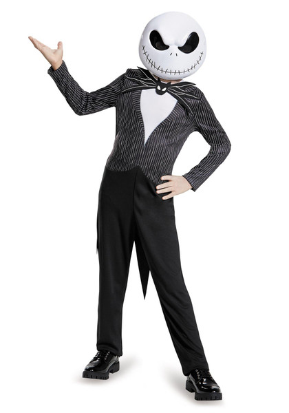 Child Jack Skellington Costume Nightmare before Christmas Large 10-12