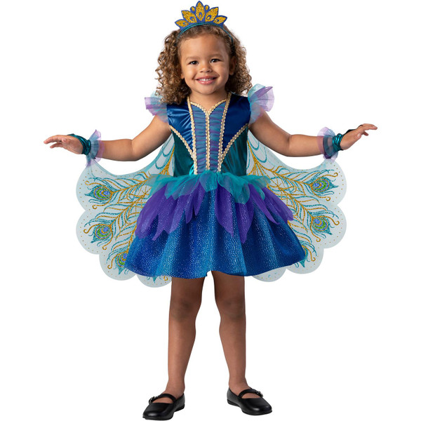 Girls Tutu Peacock Fairy Halloween Costume Medium size 4T