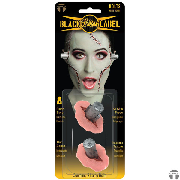 Frankenstein Neck Bolts Latex Stage Makeup Frank N Bolts Prosthetics - Black Label Latex
