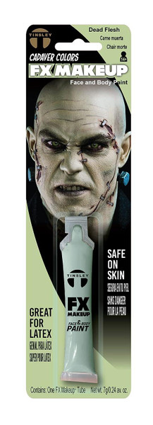 Tinsley Transfers FX Makeup - Face and Body Paint - Water-Based Cream - 7g / 0.24 oz Tube (Dead Flesh)