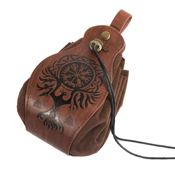 Renaissance Faire Cell Phone Belt Pouch Waist Bag Medieval Satchel Coin Purse