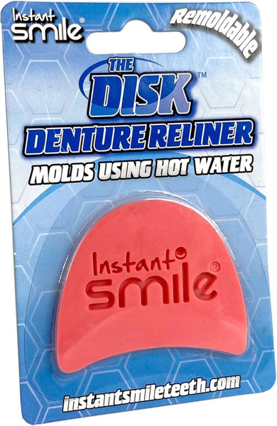 Instant Smile - The Disk Denture Reliner - Forms Using Hot Water