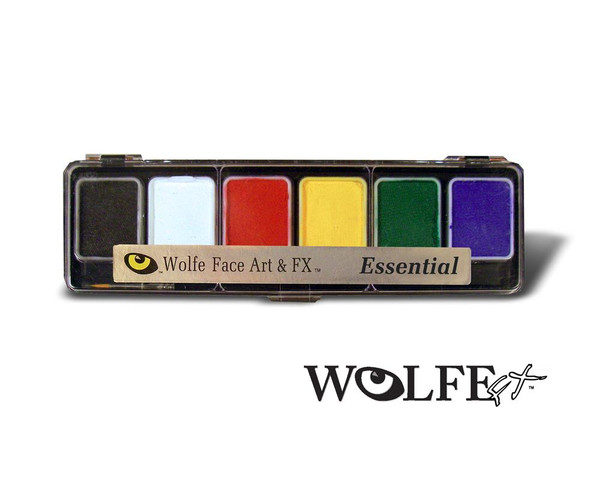 Wolfe 6 Color Palette/Face Paint Kit (Essentials)