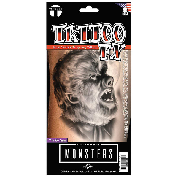 Universal Monsters - Tattoo - The Wolfman