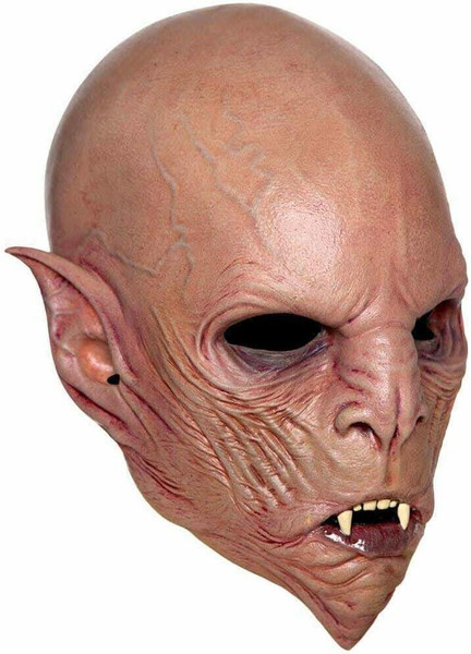 Tinsley Transfers Blue Blood Vampire Latex Mask – Realistic Horror Mask for Halloween – Premium Lightweight Latex Costume Accessory for Men and Women – Creepy Dark Vampire Design