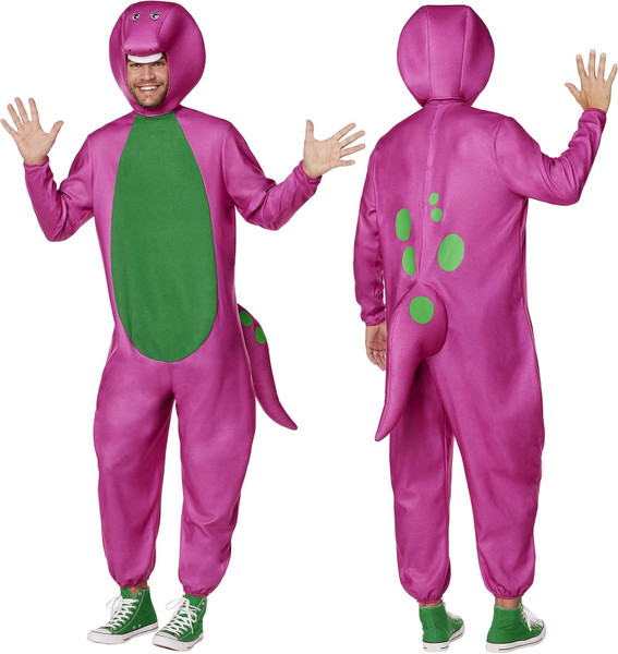 InSpirit Designs Barney Adult Costume, Large
