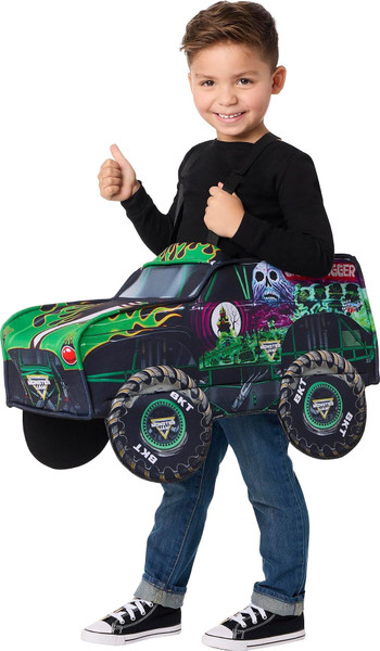 InSpirit Designs Monster Jam Grave Digger Ride-Along Toddler Costume