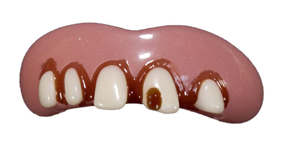 ROTTEN TEETH cavity novelty hobo homeless halloween costume stain tooth ROTTEN TEETH cavity novelty hobo homeless halloween costume stain tooth