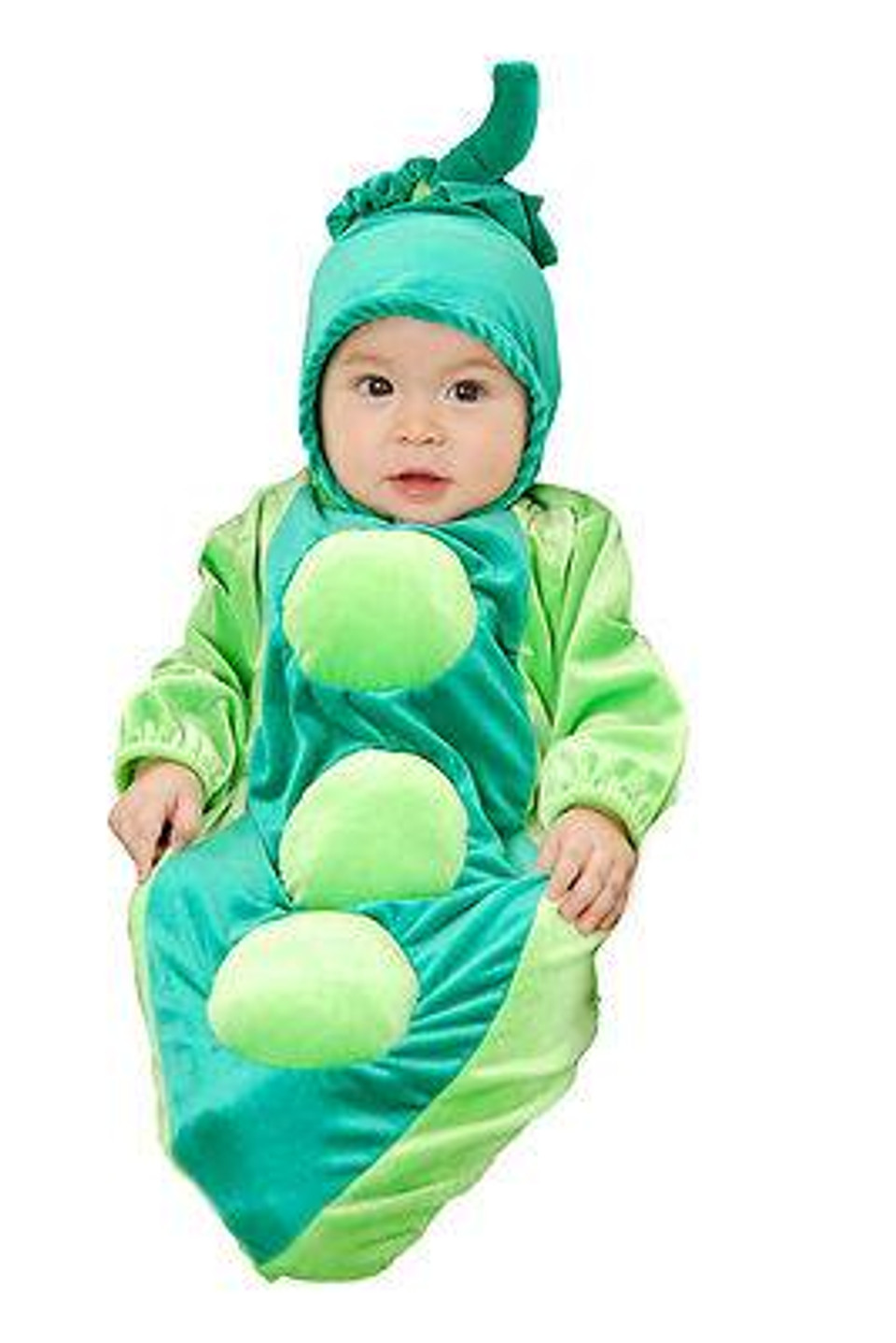 green PEA POD baby bunting garden vegetable veggie halloween costume 0 ...