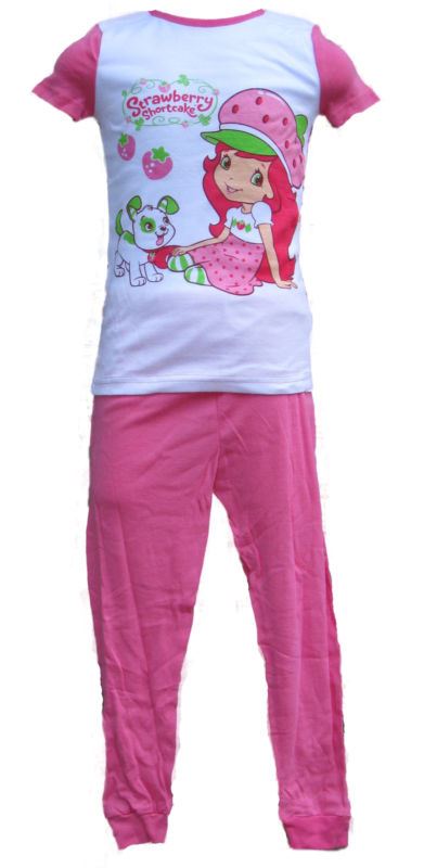 Strawberry Shortcake 2 Piece Pajama Set Size 4