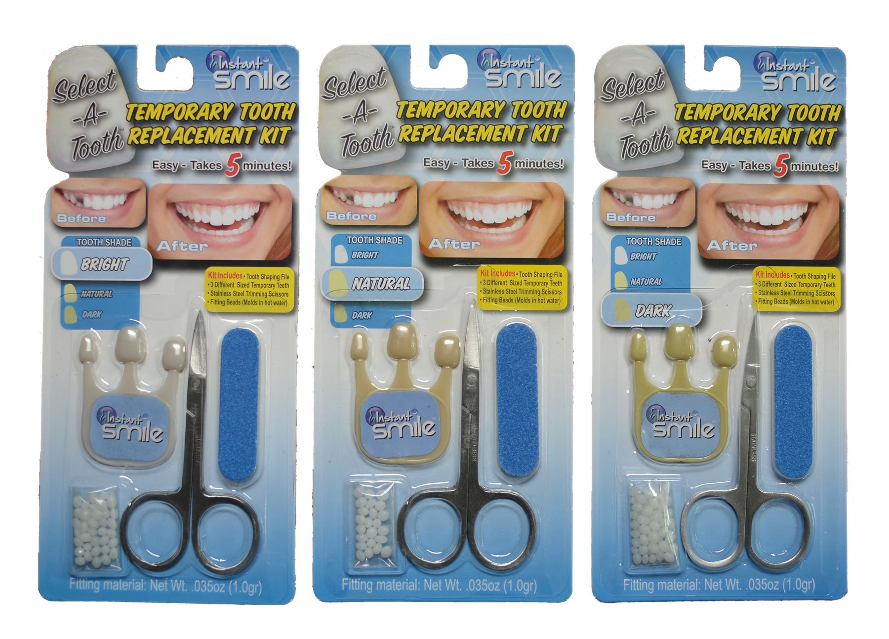 Instant Smile Temporary Tooth Replacement Kit - Walter Drake