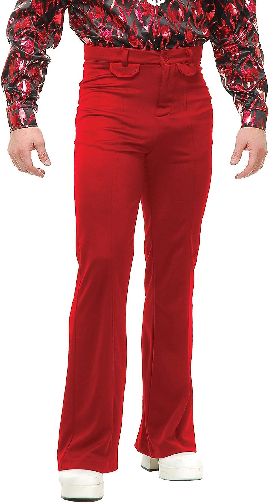 red pants | Red pants men, Red trousers, Red trousers outfit