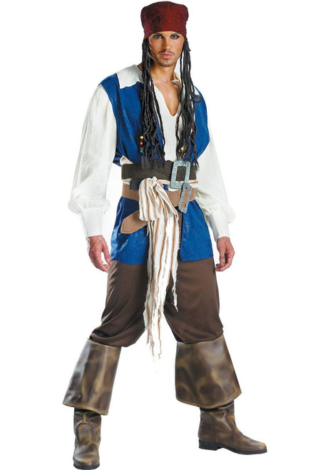 Captain Jack Sparrow Mens Costume Costumeville 4715