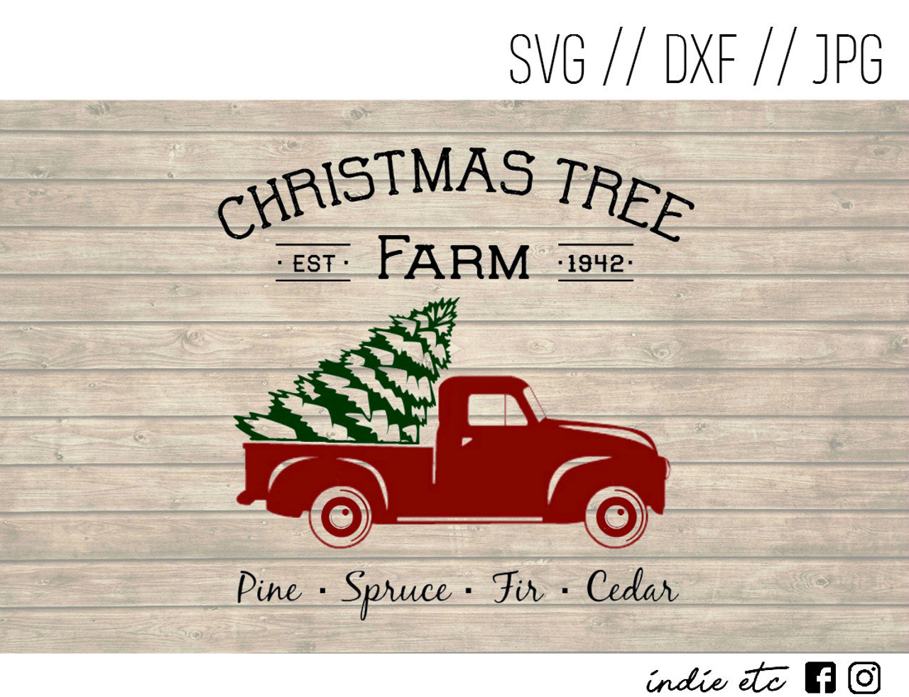 Free Free 303 Red Christmas Truck Svg Free SVG PNG EPS DXF File