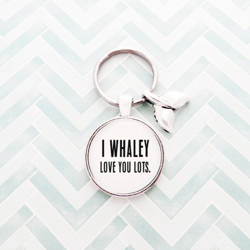 I whaley love you lots keychain