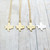 Texas state charm necklace