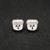 ghost boo bucket earrings