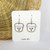 ghost boo bucket earrings