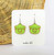 witch boo bucket earrings