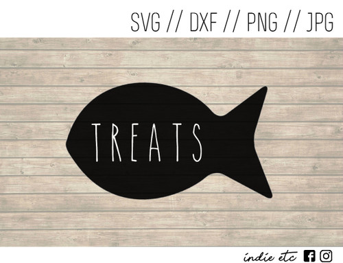 Download Cat Treats Digital Art File with Fish (svg, dxf, png, jpeg)