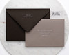 taupe envelopes