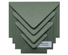 khaki envelopes, green envelopes