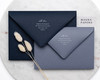 blue Wedding envelopes