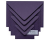 aubergine envelopes, purple envelopes