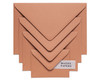 Terracotta envelopes, orange envelopes