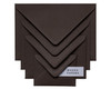 cocoa envelopes, chocolate envelopes, brown envelopes