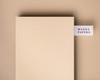 Buttermilk Card, cream cardstock, cream paper
