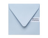 square Powder blue envelopes, square blue envelopes