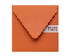 Square Burnt Orange envelopes