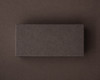 Flat cocoa brown place card in 270gsm cardstock with a plain, unprinted surface.
