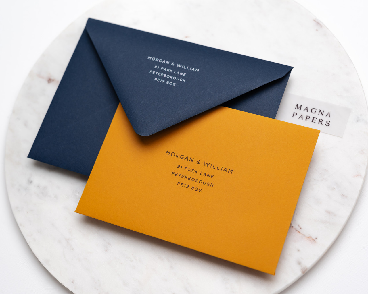 mustard envelope