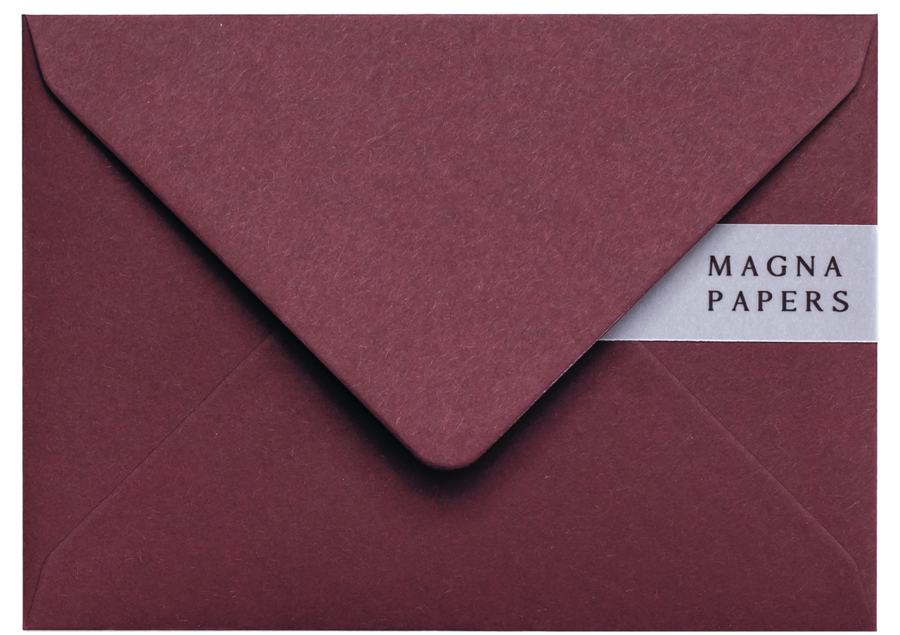 5X7 Burgundy Envelopes