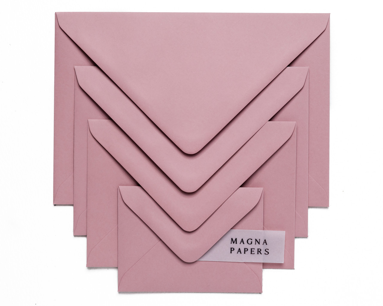 dusty rose envelopes, pink envelopes
