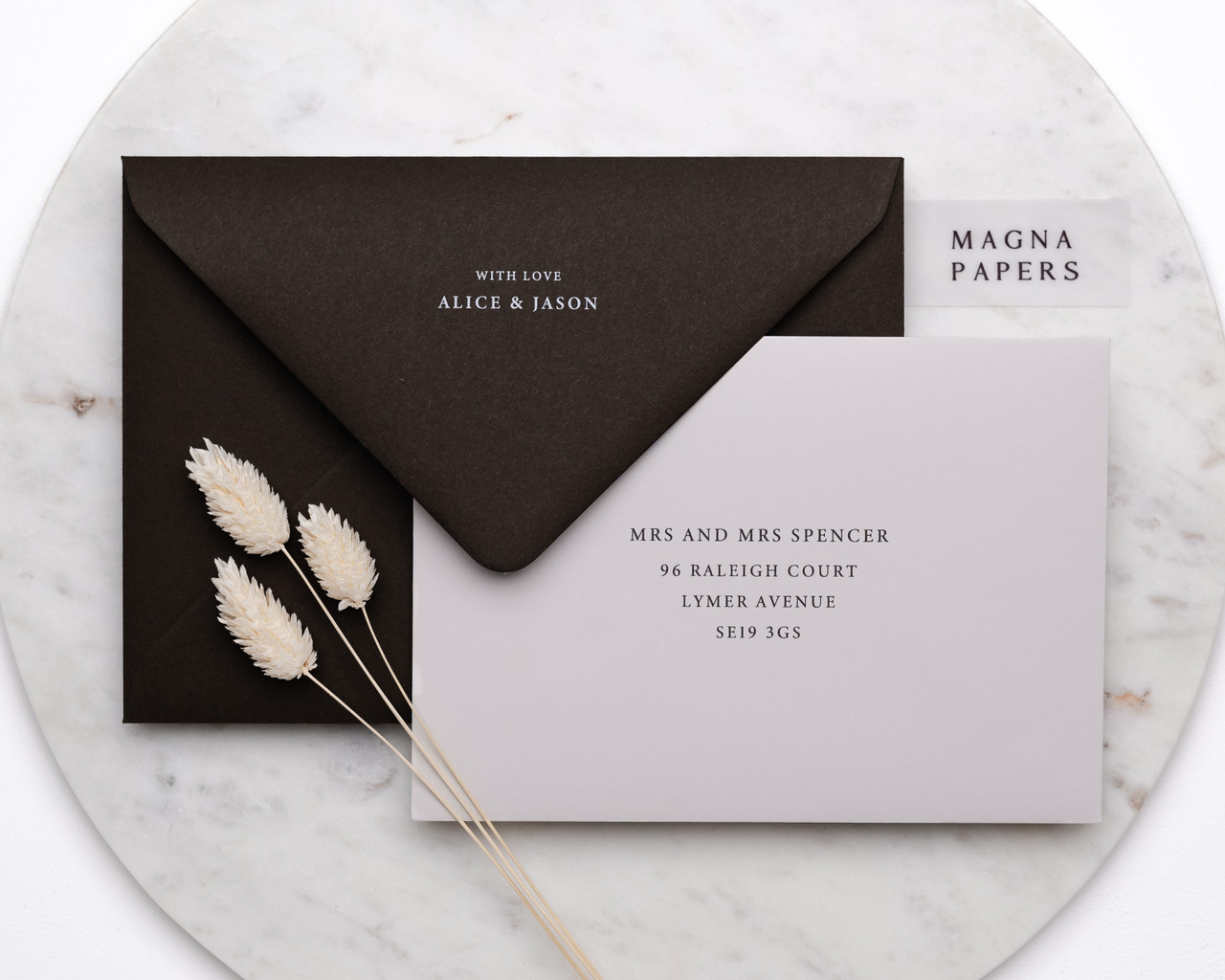 ivory party envelopes