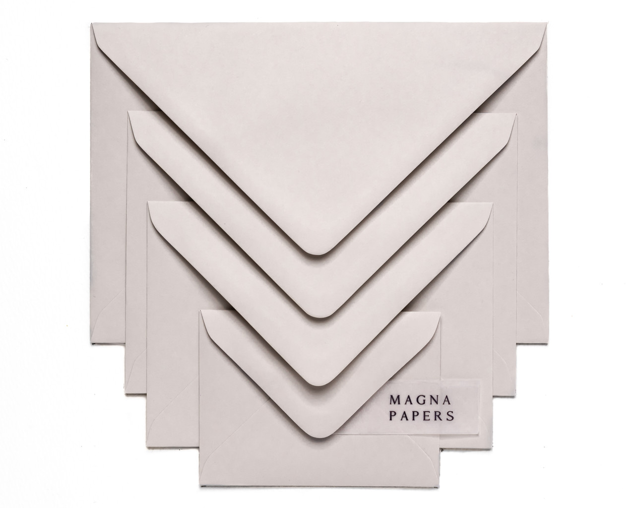 almond envelopes, ivory envelopes