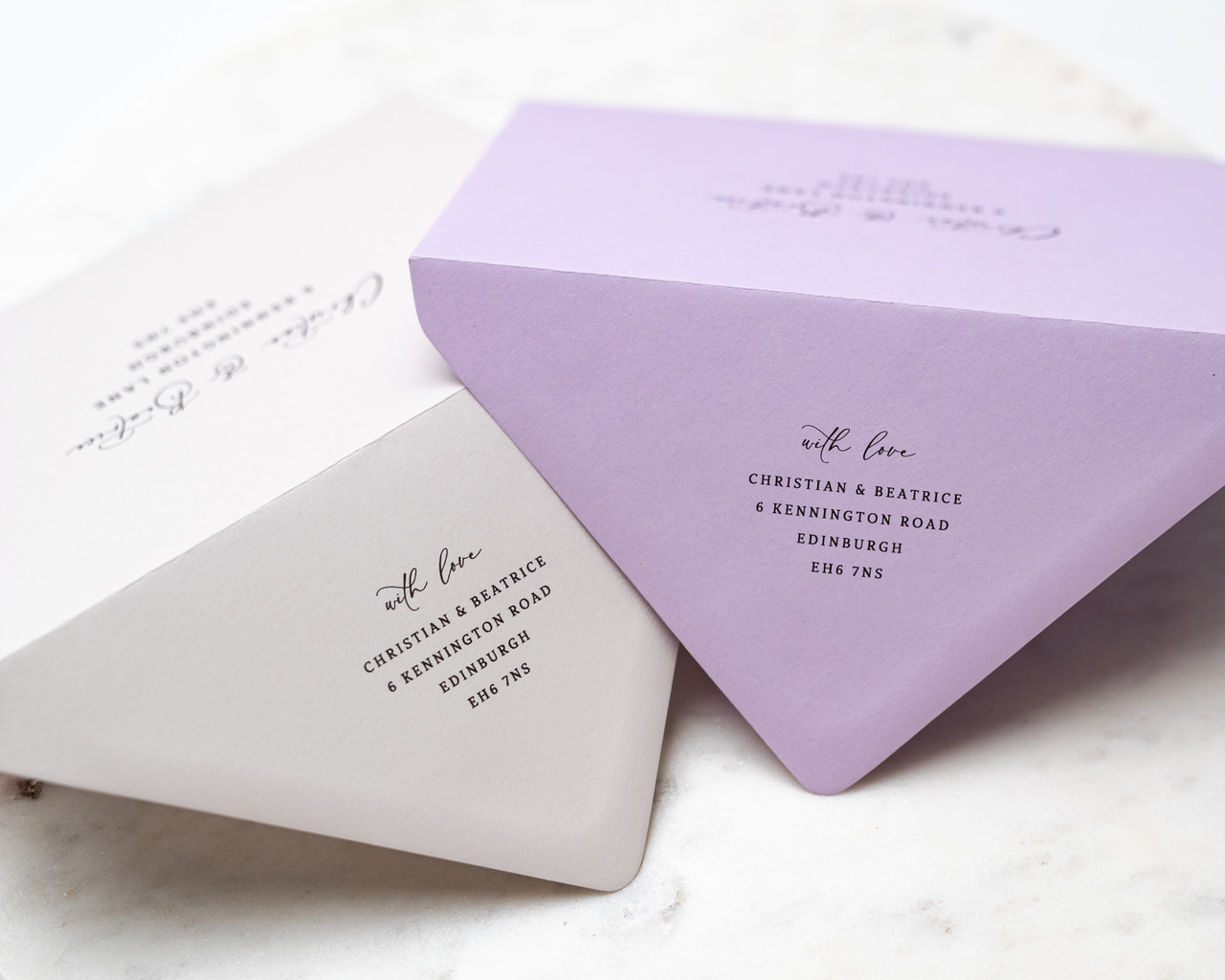 ivory wedding envelopes