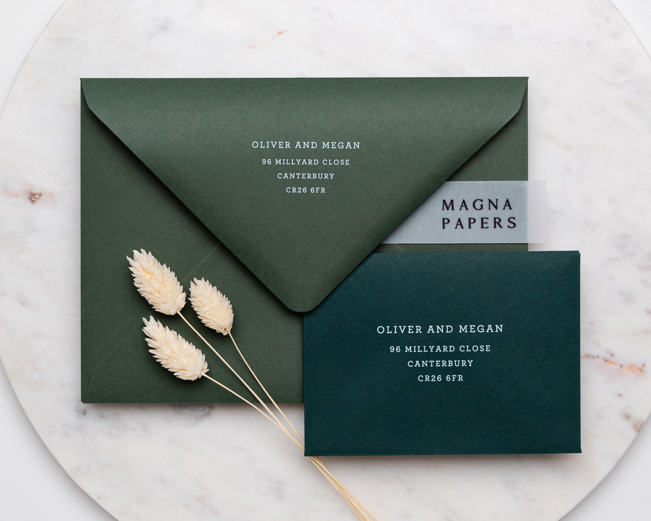 printed invitation envelopes