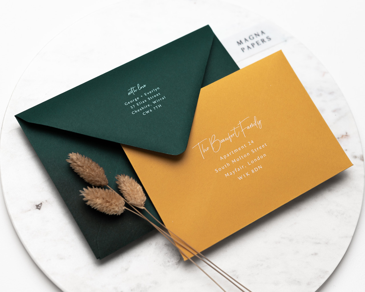 printed wedding envelopes