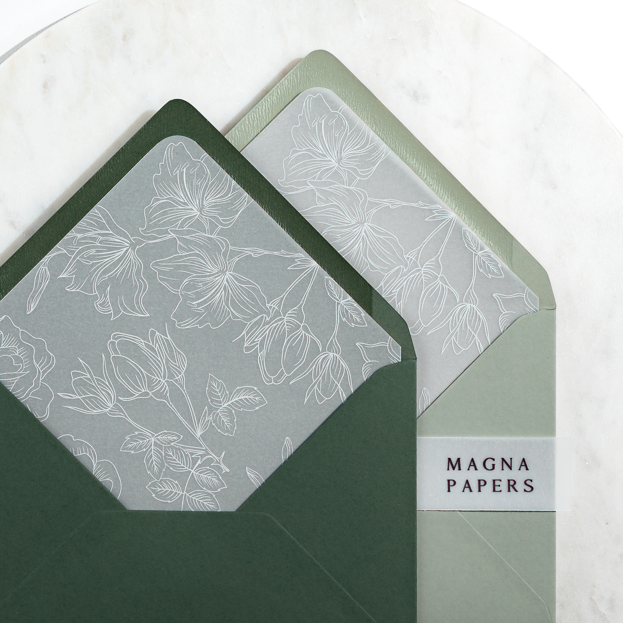 printed envelope liners