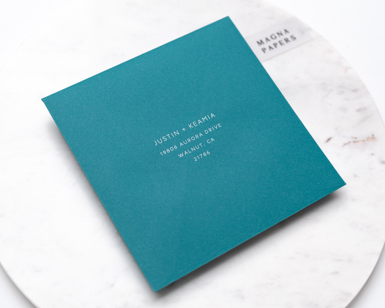 square printed envelopes