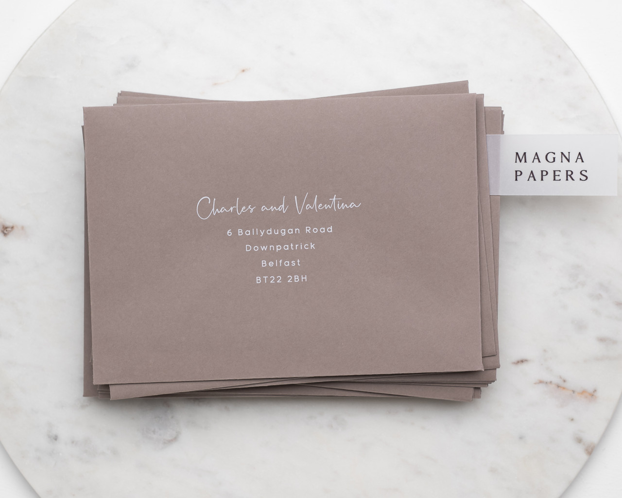 mocha envelopes