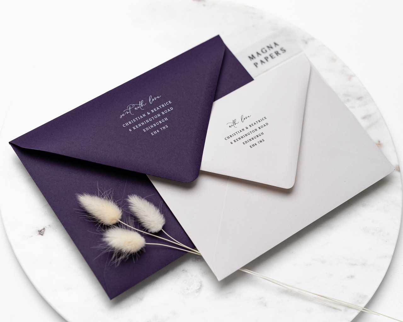 ivory invitations envelopes